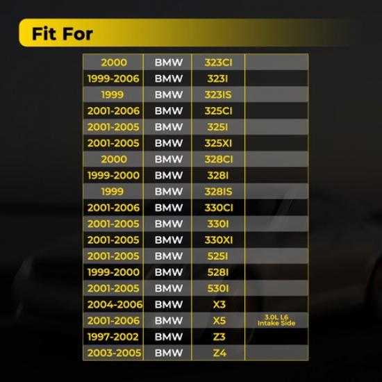 2PCS SET of One Intake & One Exhaust Camshaft Position Sensor For BMW 325Ci X5 V