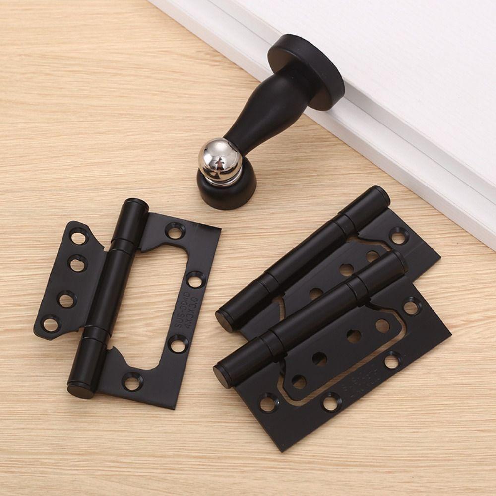 Small Stainless Steel Hinge 304 Stainless Steel Door Hardware New Flush Door Hinges  Wooden Door