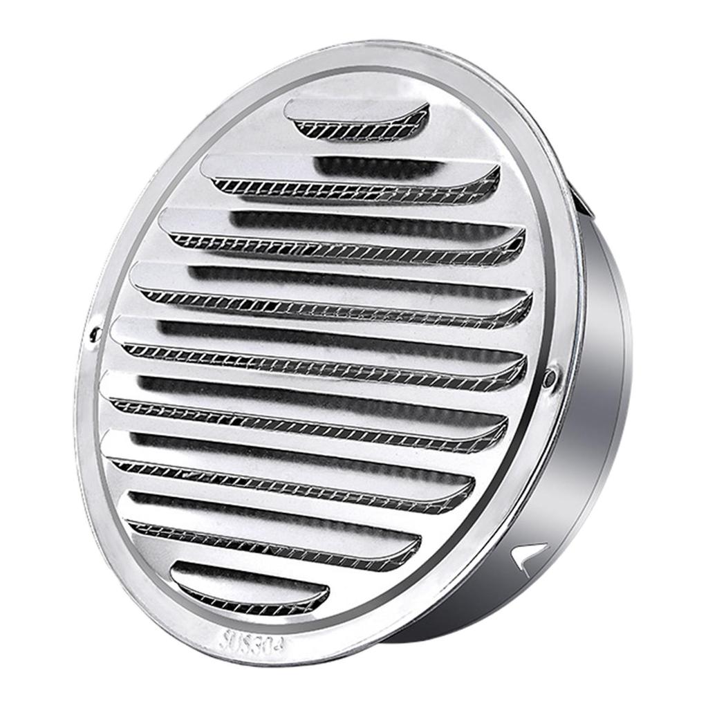 Louvered Grille Cover Vent Stainless Steel Air Vent Grilles for House Wall