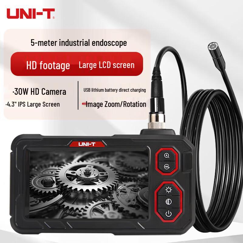 Промышленная HD Водонепроницаемая Эндоскопическая Камера UNI-T