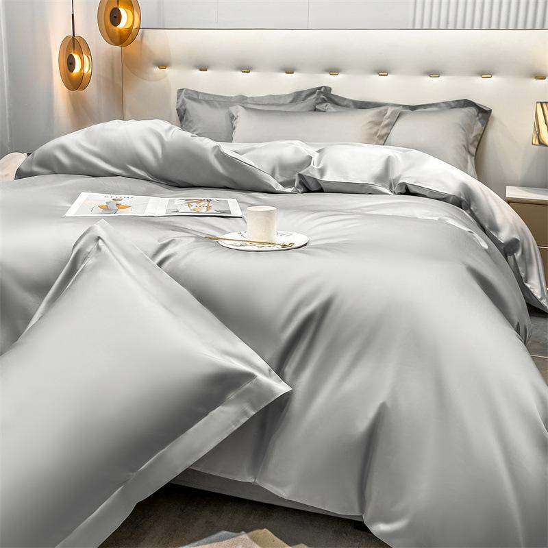 High-end Class A Maternal and Infant Grade Xinjiang Long-staple Cotton 4pcs Set, Pure Cotton Bed Sheet, Cotton Quilt Cover, Bed Hat 3pcs Set