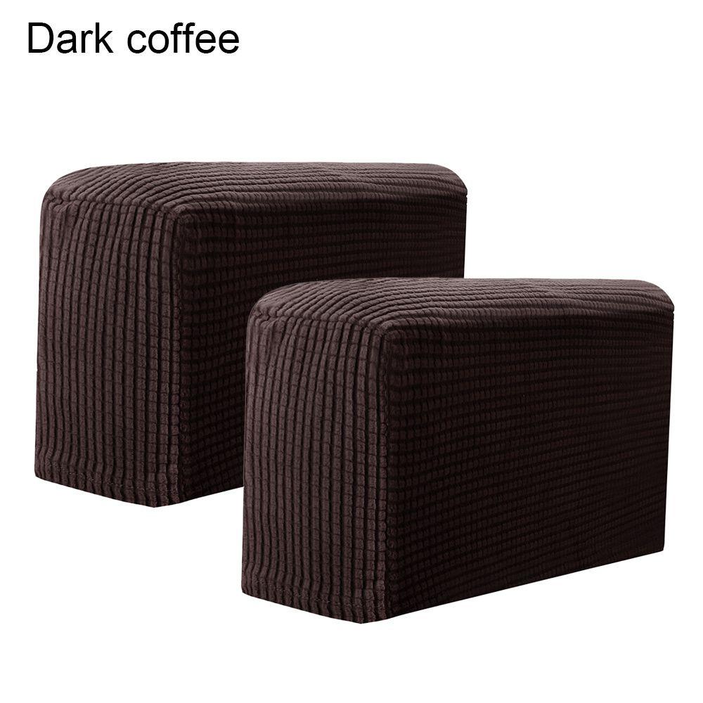 2PCS High Quality Furniture Stretchy Home & Living Couch Arm Protector Sofa Cover Armrest Covers