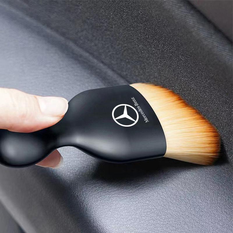 YHB3 Microfiber Car Wash Towel Drying Cloth Cleaning Brush Tool Set For Mercedes Benz C E S Class GLC GLE GLS W213 W205 W206 Sticker