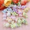 Plated Color Beaded Materials 11.2*21.4mm Acrylic Candy Shape DIY Jewelry Accessories Jewelry For Bracelet Earring Making 20pcs Loose Beads