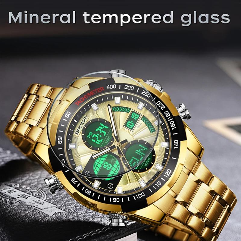 Цифровые светодиодные часы мужские спортивные кварцевые наручные часы роскошный секундомер водонепроницаемые мужские электронные часы