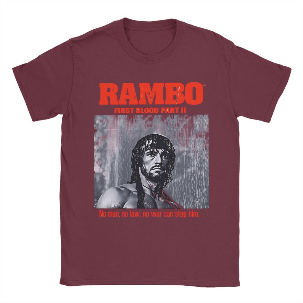 Rambo First Blood John In Ravine I Didnt Do Anything Cotton TShirt For Mens Leisure Tee Shirt Oversize Casual Clothing
