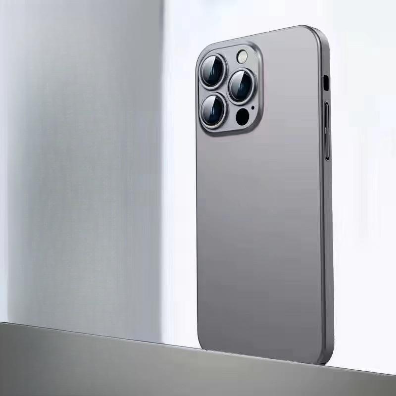 Подходит для iPhone16 Ультратонкий Чехол для Телефона, Матовая Версия Apple 15ProMax PC Противоударный 14 Полное Покрытие 13 Защитный Чехол