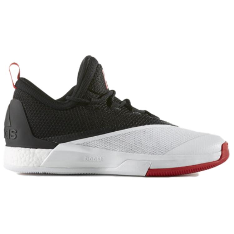 adidas Мужские кроссовки Crazylight Boost 2.5 Low Core Black Scarlet Light-Scarlet Running-White B42728