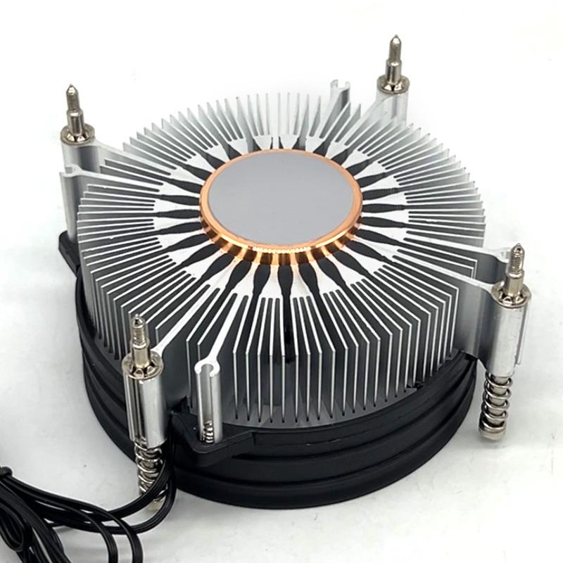 Настольный ITX кулер для процессора с толстым медным сердечником и тихим охлаждением для 12-го поколения