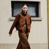 Women's Jackets Women's Cocoa/Cocoa Stand Collar Moderate
