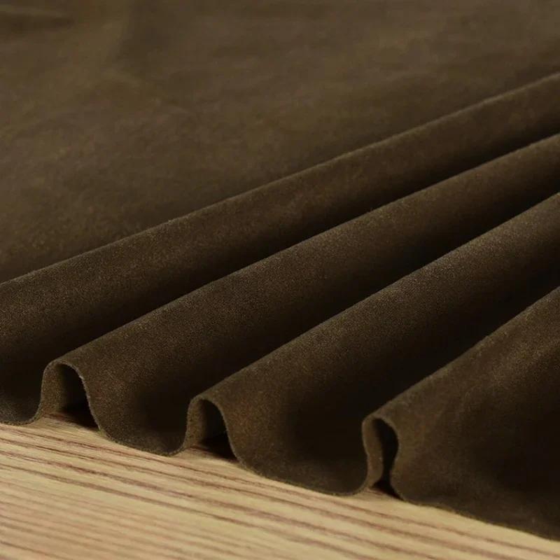 100x150cm Suede Fabric Stretch Double Microfiber for Costume Dresses Skirt Sewing Stretch Frosted Cloth Plain Material