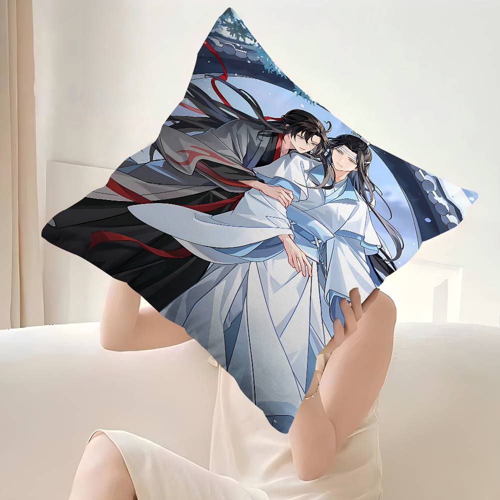 Anime Grandmaster Mo Dao Zu Shi Pillow Gift Home Office Decoration Bedroom Sofa Car Cushion Cover Case x