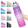 3 Pcs Gradient Plastic Cup Set Large Capacity Sports Water Bottle Outdoor Travel Gym Fitness Student Portable Cup