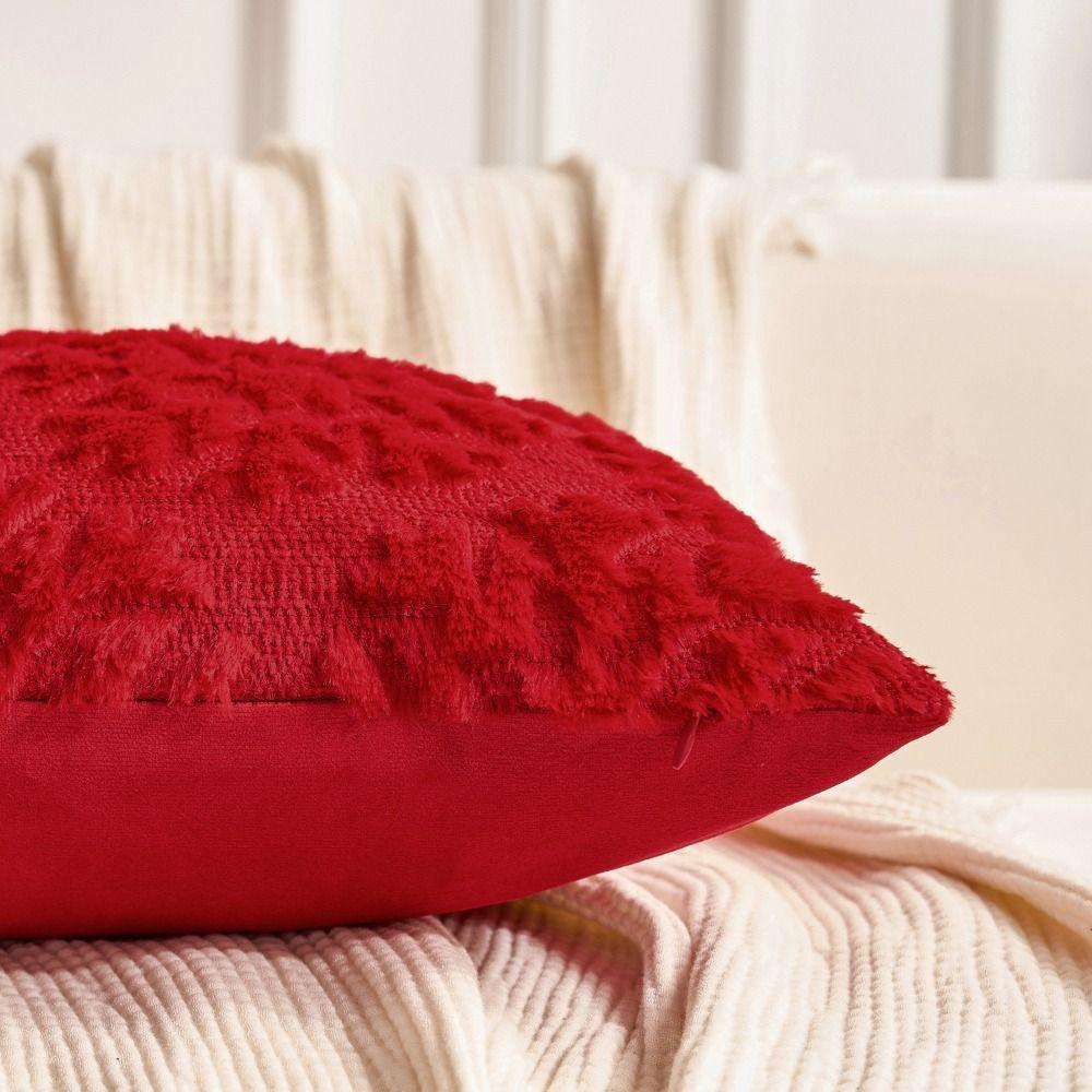 Christmas Decoration Props Christmas Pillow Cover Embroidery Christmas Accessories Christmas Snowflake Pillow Cover
