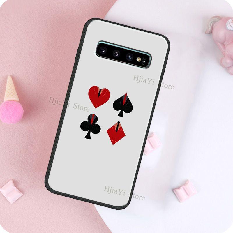 Ace of Spades Poker Case For Samsung Galaxy S22 Ultra S21 S20 FE S9 S10 Note 10 Plus S10e Note 20 Ultra Cover