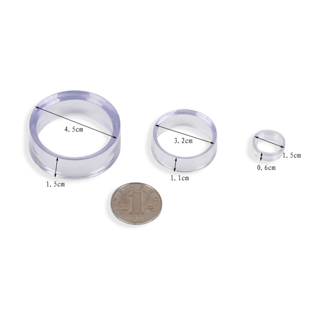 Golf Ball Round Clear Baseball Display Stands Racks Holder Rings Storage Holders