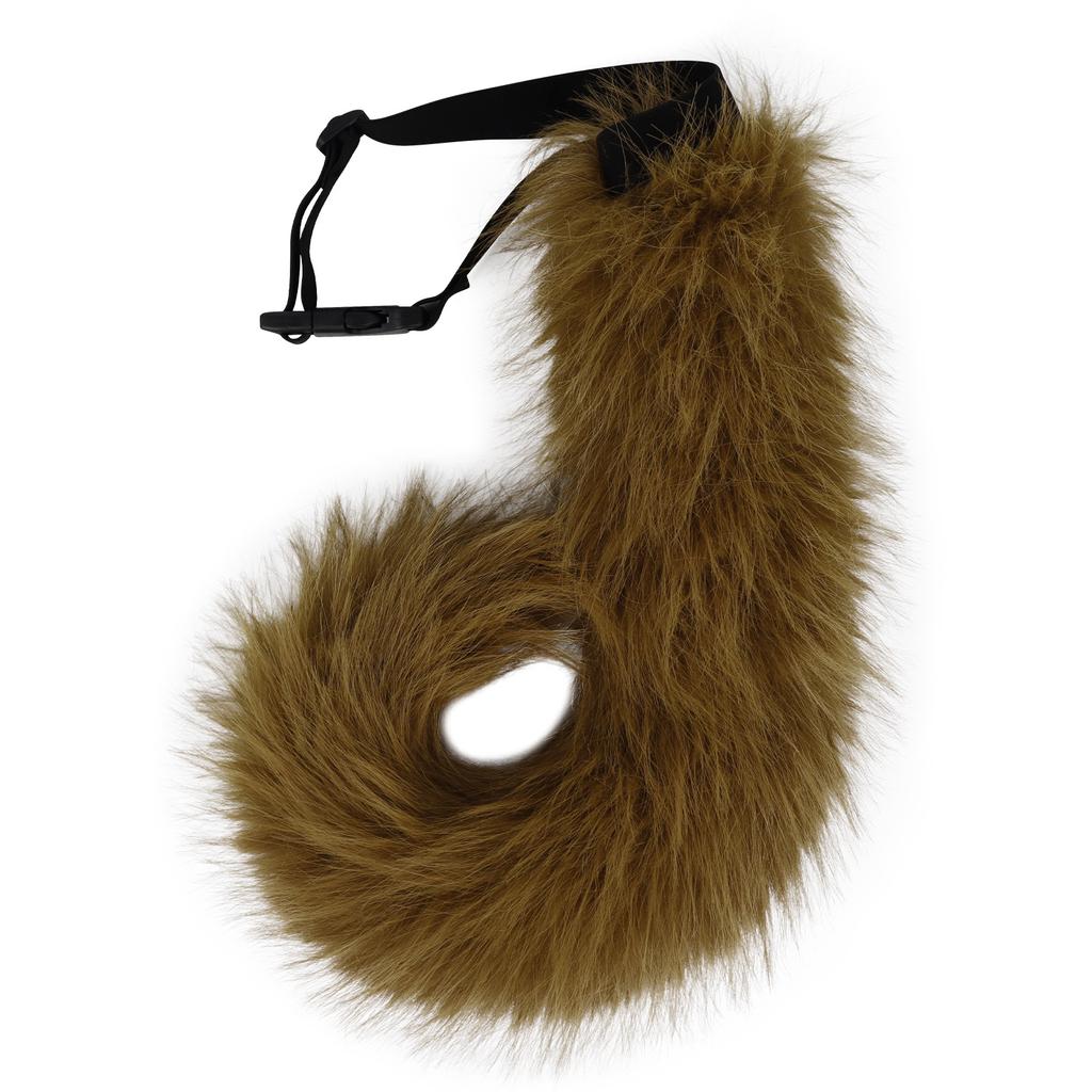 Halloween party simulation plush animal tail cosplay props can be concave shape fox tail decoration