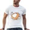 Lazy Shiba Loves Boba Tshirt T Shirt Unisex Luxury T Shirts Designer Tshirt