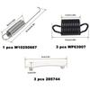 Washing Machine Suspension Spring Kit WP63907 Springs W10250667 Counterweight 285744 Tub Pad Complete Repair Set