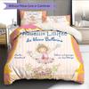 Lillifee Bedding Quilt Set Quilt Cover Pillowcase Home Decoration Birthday Gift (1 * duvet cover + 2 * pillowcase, without core)