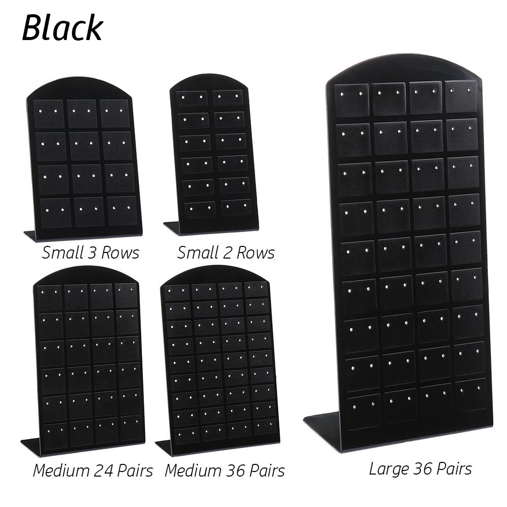 Fashion Necklaces Holder Jewelry Show Rack Plastic Display Metal Stand Organizer Earrings Ear Studs