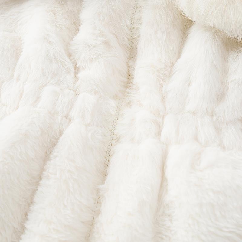 Детский Девочки Осень Зима Шерстяной Свитер Детский Воротник Меховой Помпон Толстая Куртка