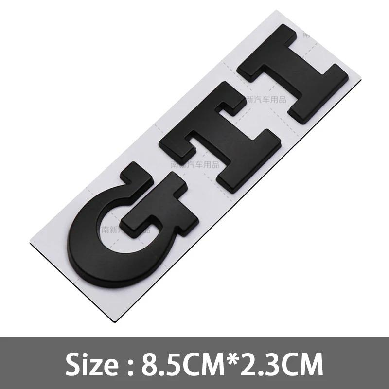 2026 Hot For Volkswagen VW 3D Metal GTI Grill Emblem Badge Rear Trunk Decal Car Sticker for Volkswagen VW Golf 5 6 7 8 MK2 MK3 M
