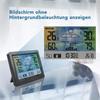Wall Clock, Weather Station Digital Clock Thermometer Hygrometer Barometer Table Alarm Snooze Moon Phase with Outdoor