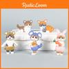 Cute Mofusand Cat Animal Costume Model Ornament Set For Decoration Desktop
