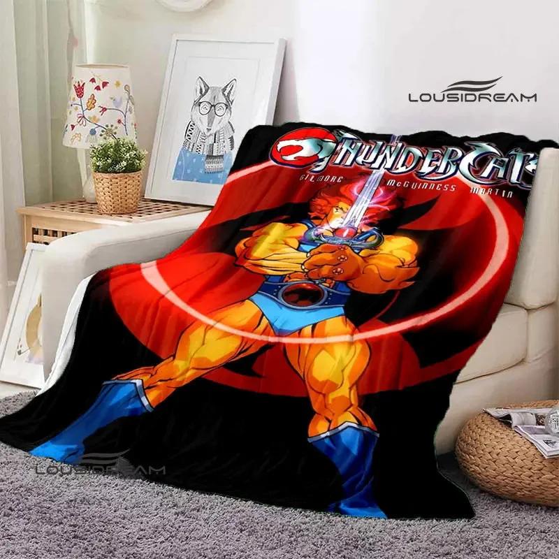 Одеяло с принтом Thundercats, детское теплое одеяло, одеяло с фланцем, домашнее дорожное одеяло, подкладка для кровати, подарок на день рождения