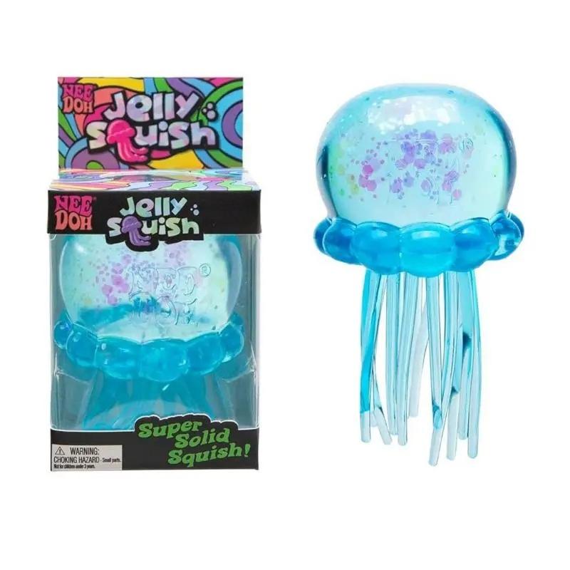 Latest Surprise  Toys Items In Lots Affordable Jellyfish Squishy Sparkling Glow In Dark Stress Ease Tactile Squeeze Toy