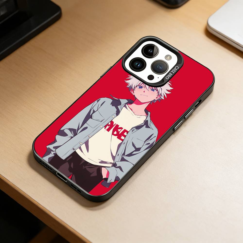 HH-Hunter x Hunter Чехол для телефона для iPhone 17,16,15,14,13,12,11 Plus,Pro Max,XS,Цветной Посеребренный Внутренний Чехол