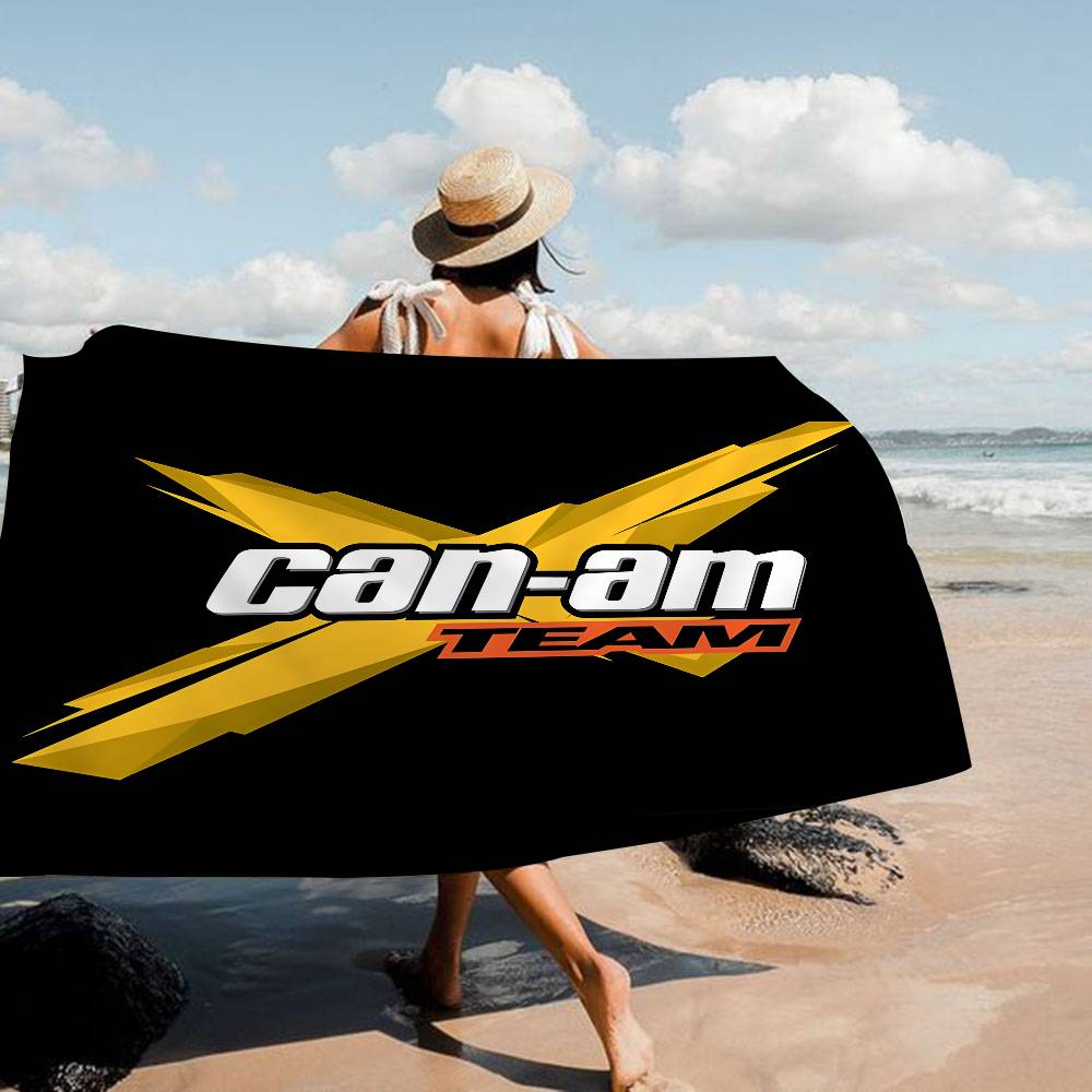 Микрофибровое пляжное полотенце C-Can-AM Впитывающее Быстросохнущее Мягкое Полотенце для Йоги, Плавания, Отдыха на Курорте, Альпинизма