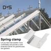 Зажимы для стекла теплицы, пружинные зажимы G из нержавеющей стали, устойчивые к ржавчине, зажимы для остекления теплиц, для ремонта остекления, замена зажимов