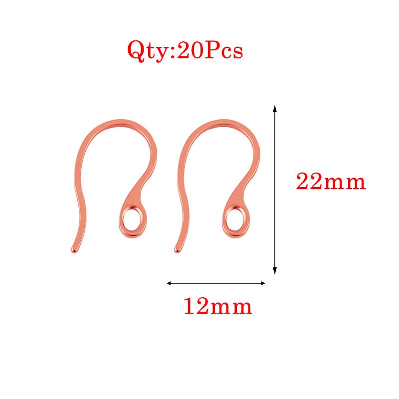 Stainless Steel Earrings Hook For Jewelry Making Hypoallergenic Women Dangle Cross Earring Clasps Fittings Diy Finding