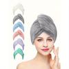 1pcs Microfiber Hair Towel Wrap For Women Anti Frizz, Super Absorbent Quick Dry Hair Turban For Drying Curly Long Thick Hair,Wet Hair Towel Wrap