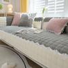 Thickened Corduroy Sofa Cushion Anti Slip Plush Cushion for All Seasons Simple and Modern Sofa Cover