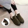 Autumn and Winter Cotton Shoes Female Winter Warm Plus Velvet Korean Version of A Hundred Casual Shoes A Foot Stirrups