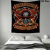 Firefighter emblem Pattern Home Decor Tapestry, Wall Hanging, Decorative RV Wall Cloth.MGT0918568