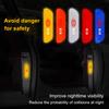 Car Door Safety Warning Reflective Mark Sticker Auto Styling For KIA K5 K9 Sportage Ceed Picanto Soul Rio Sorento Accessories  VU8