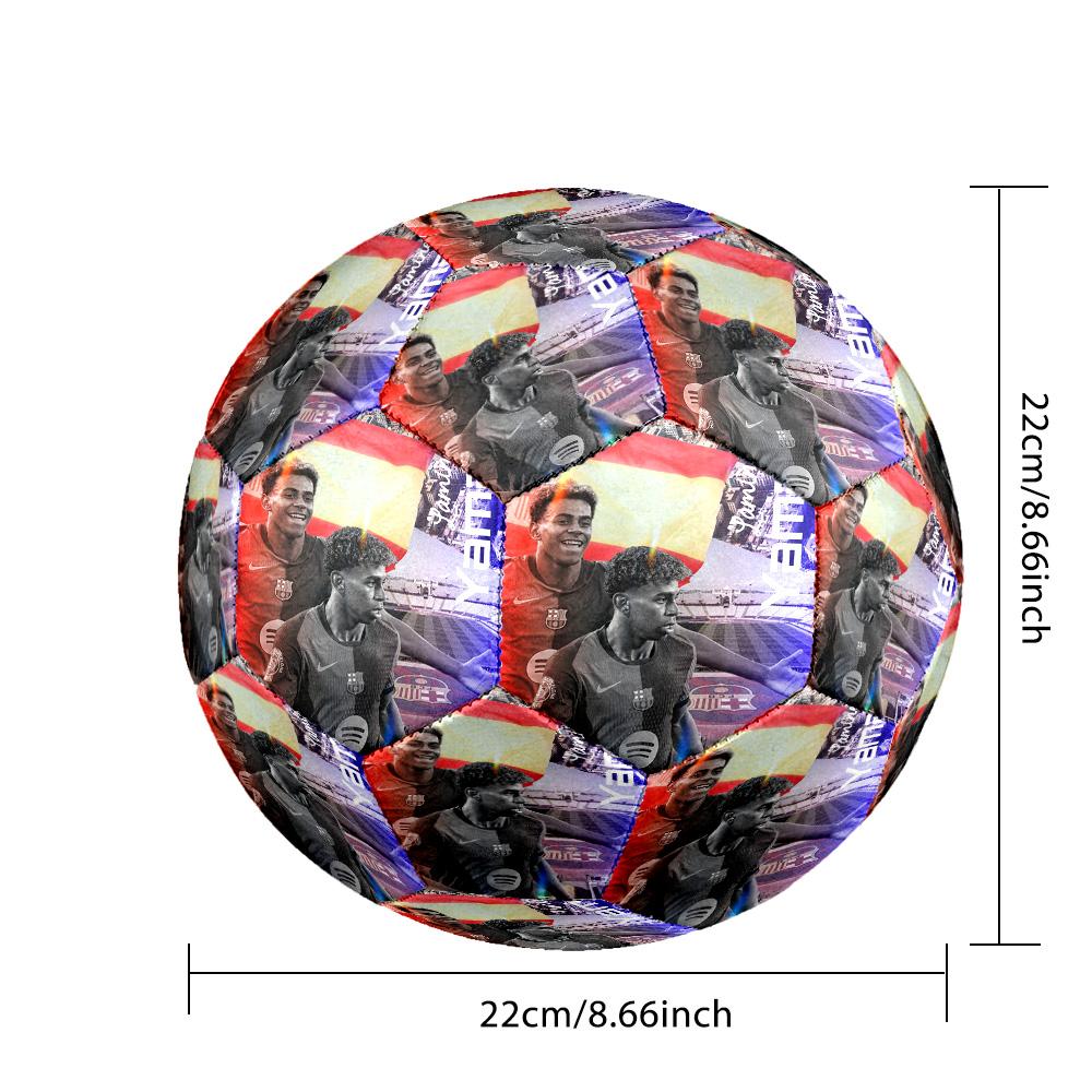 Lamine Yamal's Future Football Size 5 Soccer Football Machine-Stitched Indoor/Outdoor Universal Football for Football Accessories