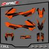 SPACE Custom Motorcycle Graphics For KTM 2012 2013 2014 2015 2016 2017 2018 SMC-R690 Decal Stickers Kits 010