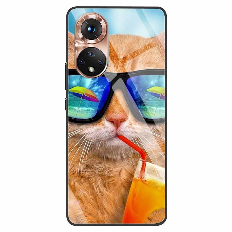 Роскошный чехол для Huawei Honor 50 Чехол Закаленное Стекло Чехол для Телефона Huawei Honor 50 Honor50 6.57" Coque Сумка Модный Бампер