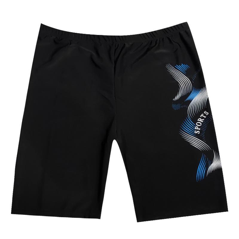 Мужские быстросохнущие плавки-шорты длиной до колена для пляжа и бассейна