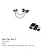 CHANEL Rhinestone Brooches Unisex Black ABC006-B14556-NS395