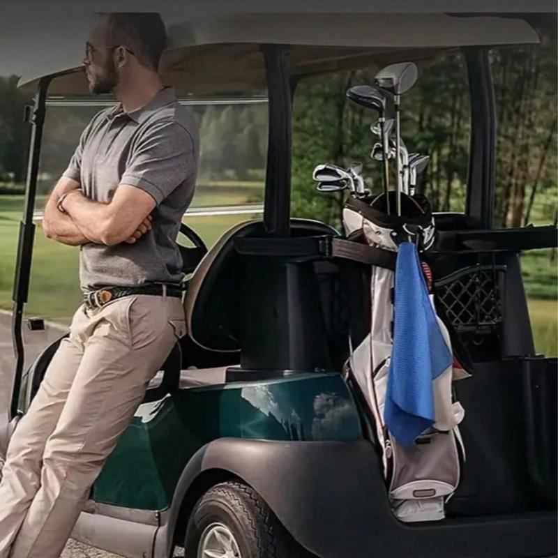 [Perfect Golf Club Cleaning Towel] 1pc Premium Waffle Pattern Golf Towel With Hook - Perfect For Cleaning Golf Clubs And Keeping Them In Top Condition
