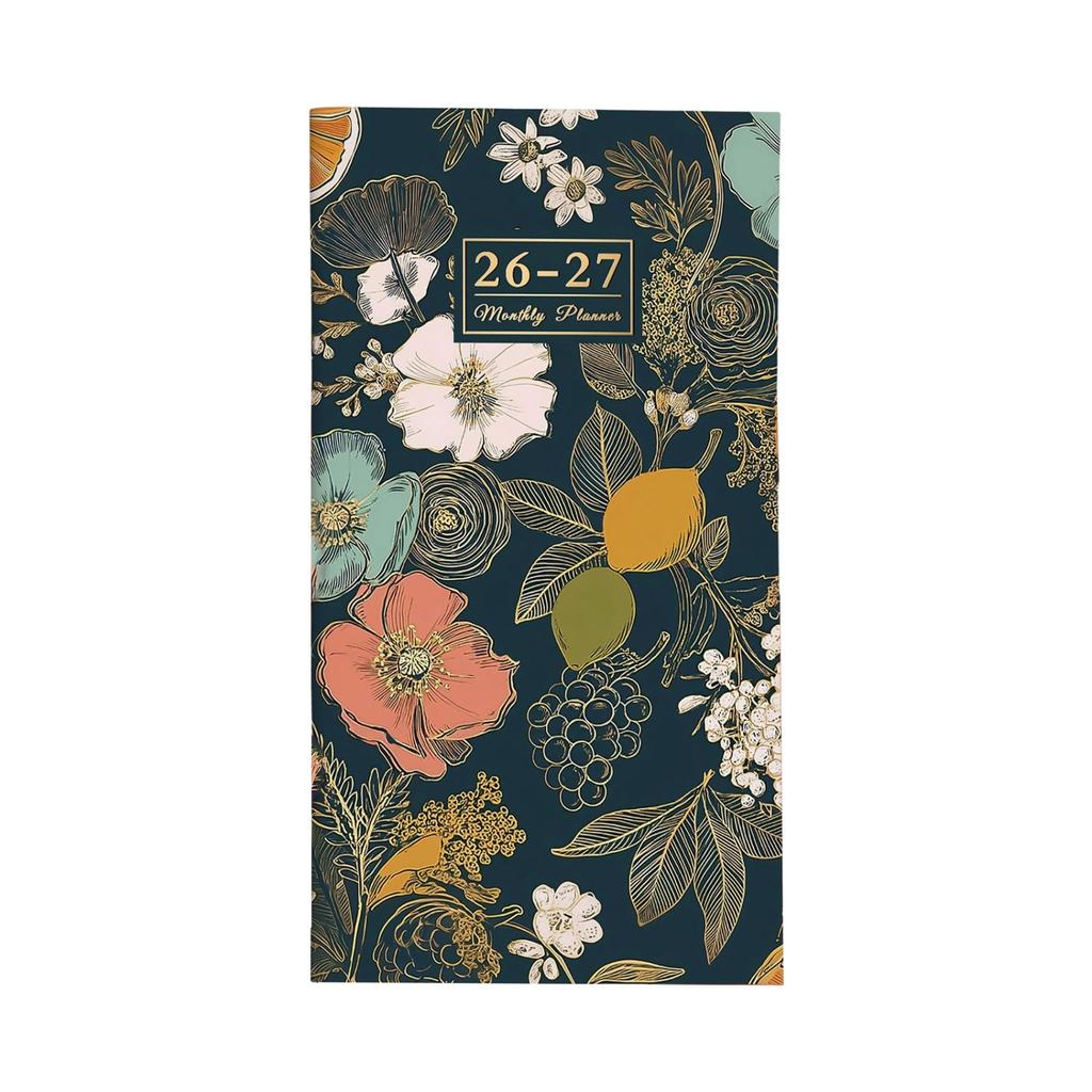 Карманный календарь 2026-2027 - Планировщик дат, Портативный органайзер расписания, Месячный и годовой планировщик