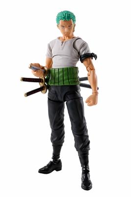 BANDAI SPIRITS S.H.Figuarts ONE PIECE Ророноа Зоро -Рассвет приключений- Прибл.. Подвижная фигурка, окрашенная в ПВХ и АБС-пластик, 150 мм