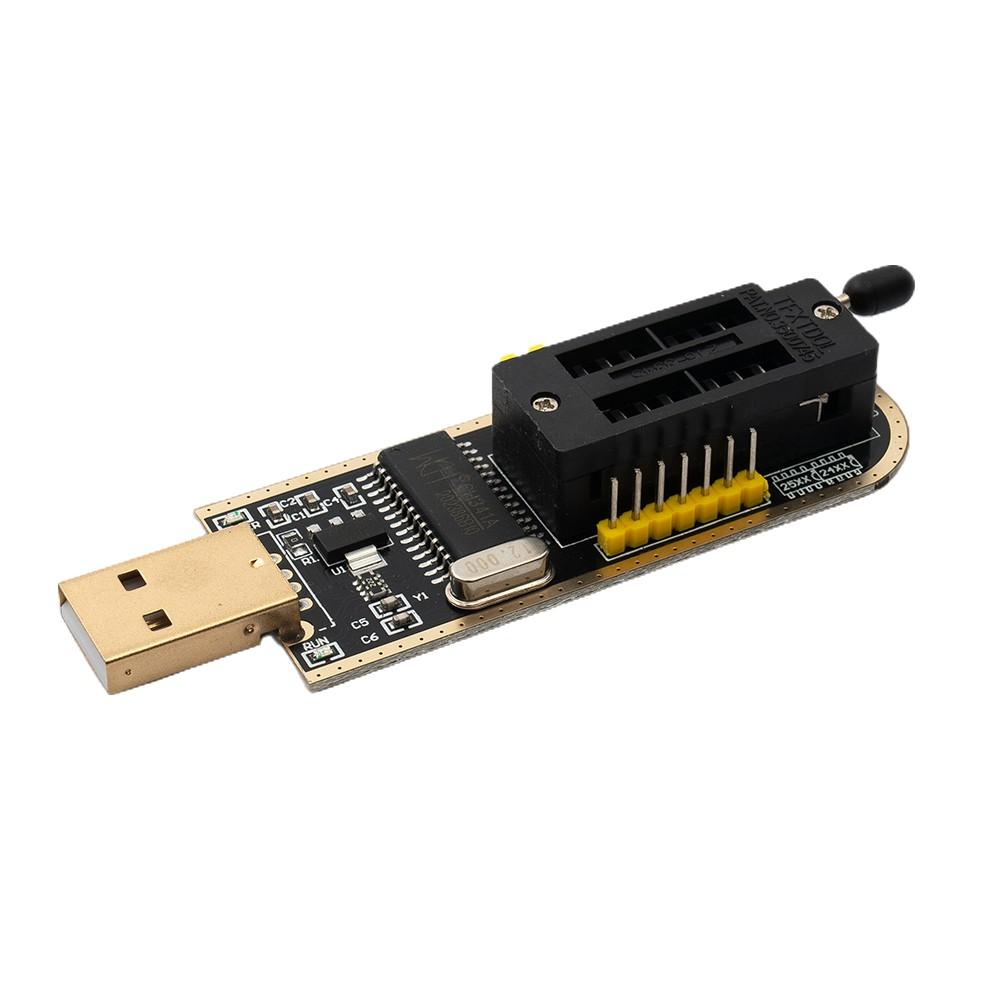 USB-программатор USB Flash BIOS серии CH341A 24 25+для чипа SOIC8 SOP8 IC адаптер
