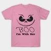 T Shirt Women Halloween Im With Her T Shirt Harajuku Print Kawaii Tshirt Summer Short Sleeve Female T-Shirt Top Tee